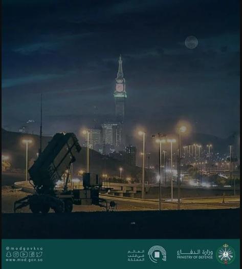 الدفاع السعودية تنشر صوراً لبطاريات صواريخ على مقربة من الحرم المكي
