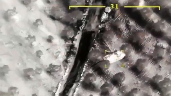 تركيا تنشر فيديو لحظات قصفها لقوات الجيش السوري