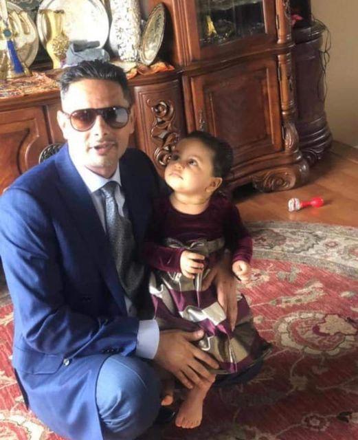 أحراق مغترب يمني وطفلته في أمريكا من قبل السود