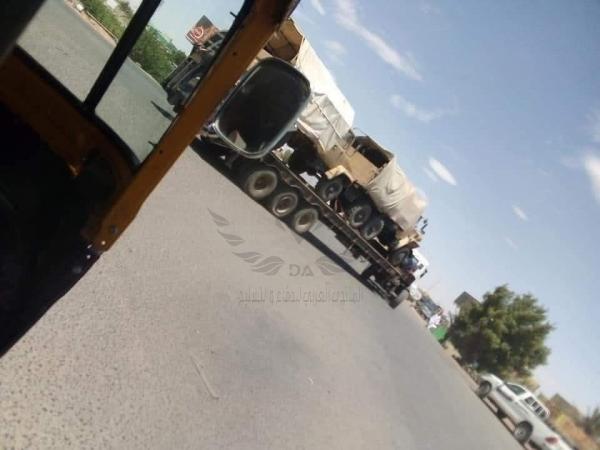 الجيش المصري يدخل الاراضي السودانية ونقل معدات عسكرية (صور)