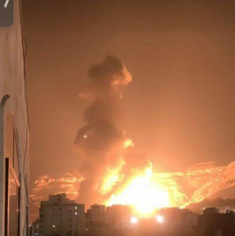 طائرات التحالف تشن غارات عنيفة على صنعاء (الأماكن المستهدفة)