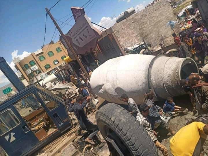حادثة مؤلمة في منطقة دار سلم بالعاصمة صنعاء (صور)