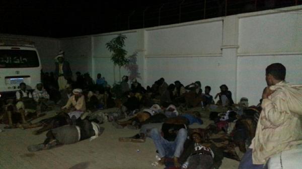 احتجاز المئات من ابناء محافظات شمالية بلحج