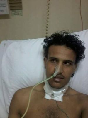 محاولة ذبح مغترب يمني في السعودية .. لهذا السبب! (صور)