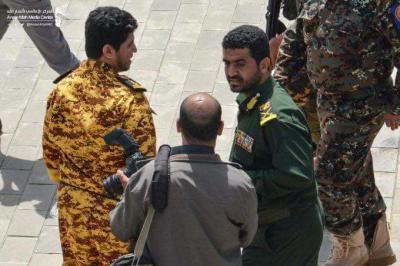  شاهد بالصور : اول ظهور لــ أبو علي الحاكم والكرار الخيواني بعد إعلان استهدافهما بغارة جوية يوم امس