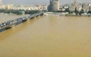 مصر: شاهد بالصور والفيديو نهر النيل يتحول إلى الأصفر بين ليلة وضحاها والسبب ؟