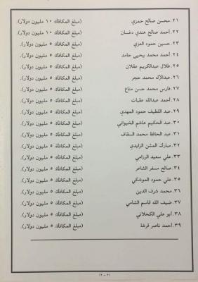 اليمن : التحالف السعودي ينشر قائمه حوثيين مطلوبين لهم والعاطفي يظهر مرتين بالصور